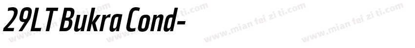 29LT Bukra Cond字体转换